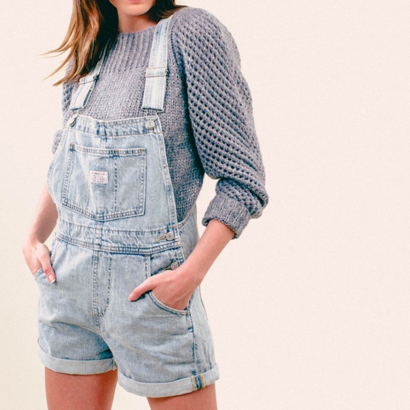 levis denim shortalls